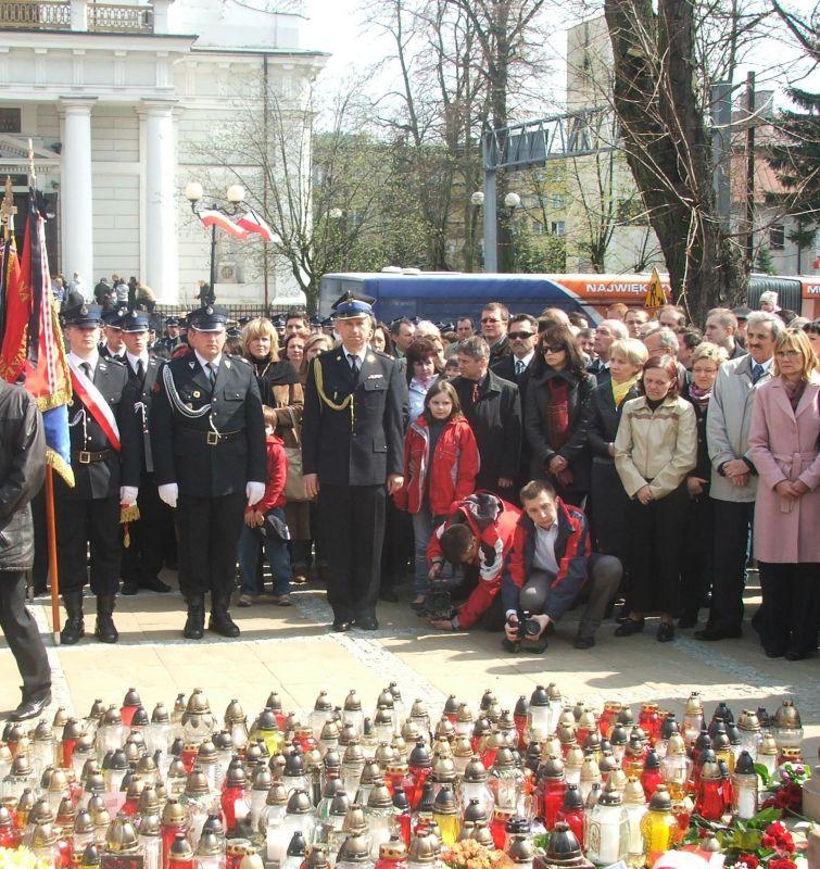 Skwer Gen. T. Kościuszki w Siedlcach, 11 kwietnia, godz. 12. (fot. BLM)  - fot. 