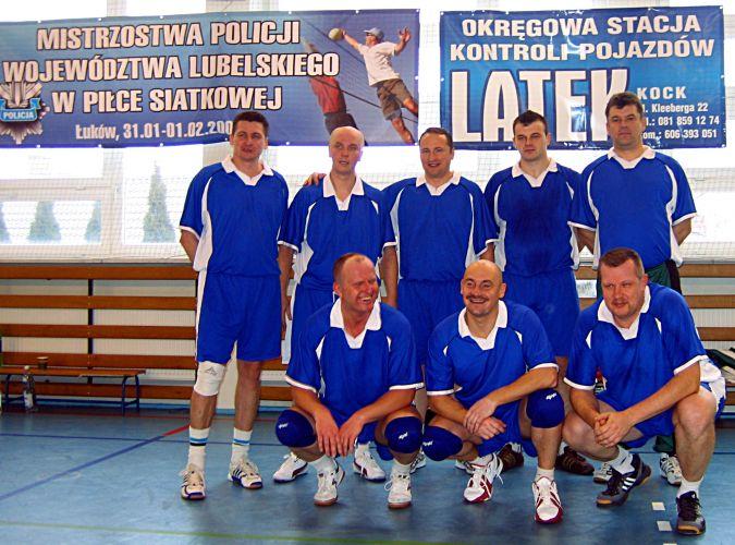 Gospodarze Mistrzostw - reprezentacja KPP Łuków - fot. 