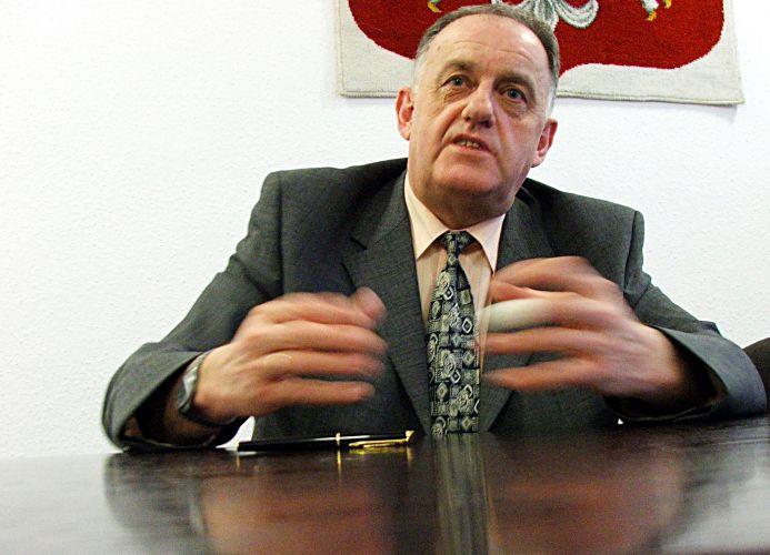 Ireneusz Szczepanik, burmistrz Stoczka Łukowskiego. Fot. PGL - fot. 