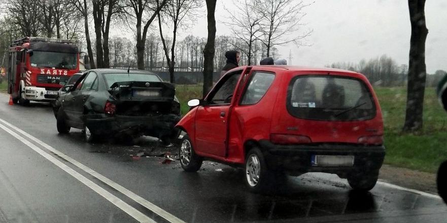 wypadek - fot. Internauta Mateusz