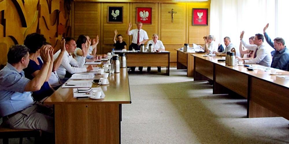 Podczas sesji absolutoryjnej w Stoczku Łukowskim. Fot. PGL