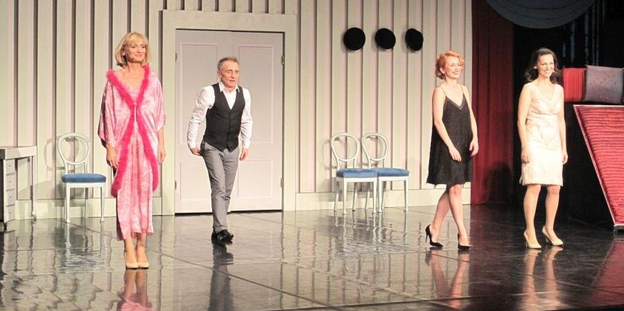 Katarzyna Żak, Władysław Grzywna, Katarzyna Zielińska i Olga Bończyk