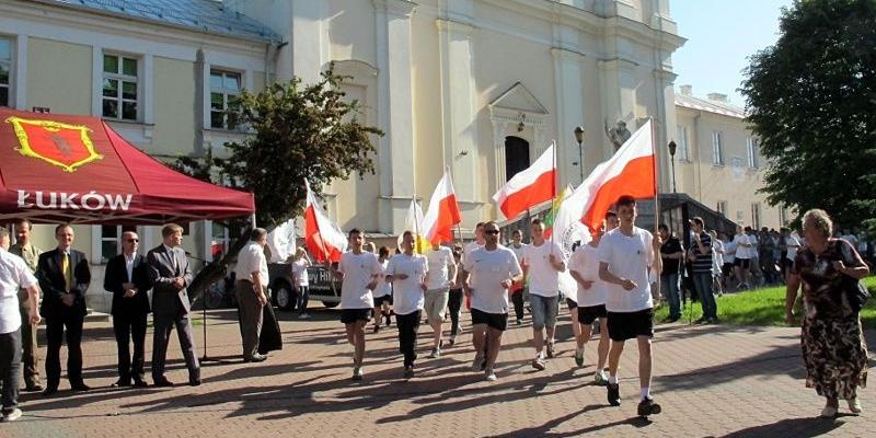 Sztafeta Niepodległości rusza z Łukowa do Sokołowa Podlaskiego. Fot. PGL - fot. 