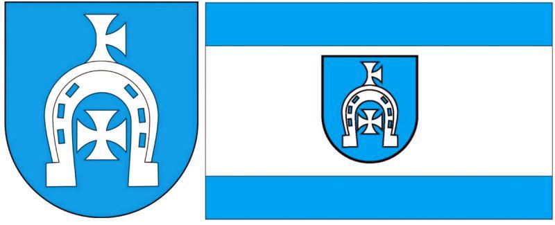 Nowy herb i wzór flagi gminy Krzywda - fot. 