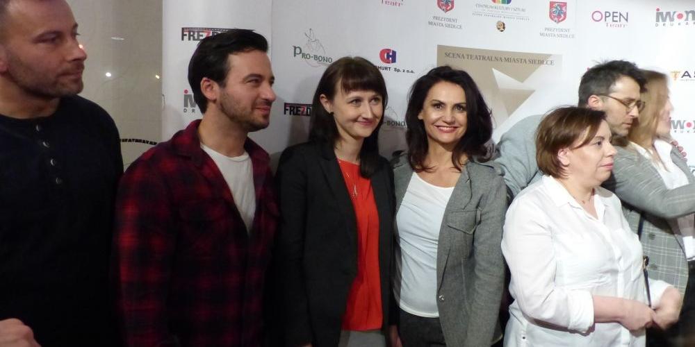 Tomasz Bednarek, Stefano Terrazzino, Małgorzata Pieczyńska, Filip Bobek i publiczność, fot. Ana