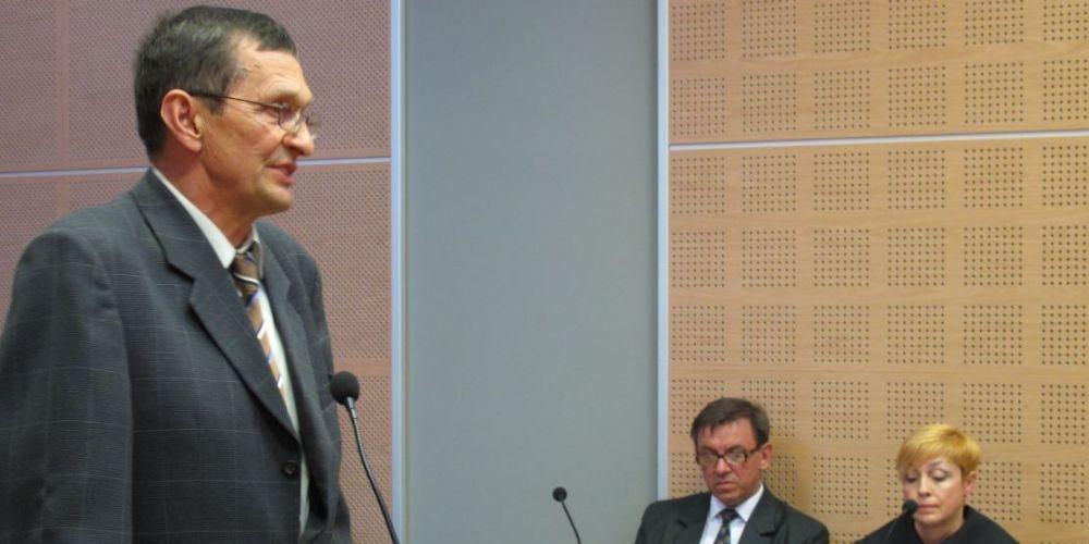 Zygmunt Karwacki przed sądem. - fot. 