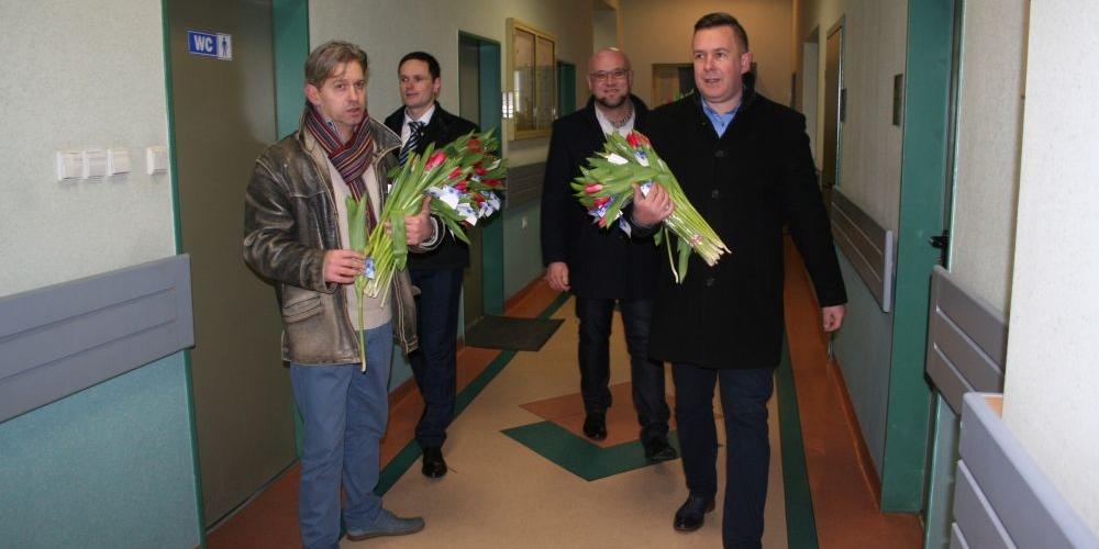 Działacze w siedleckim ratuszu - fot. Paweł Bareja