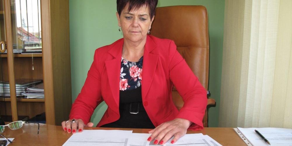 Bożena Kwiatkowska, wójt gminy Parysów - fot. 