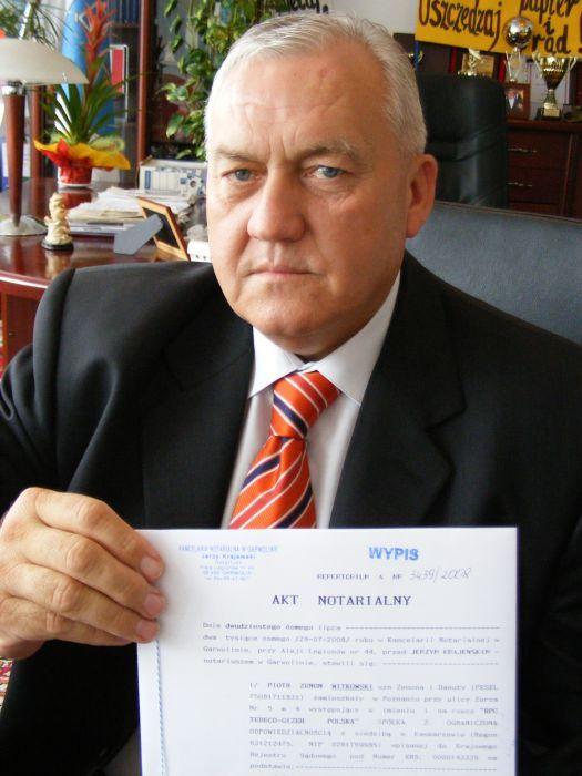 Waldemar Larkiewicz jest burmistrzem Łaskarzewa. 
Czy będzie nim również po wyborach? - fot. 