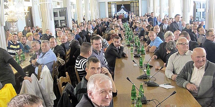 W czasie rolniczego spotkania w Sejmie RP. Fot. Bono - fot. 
