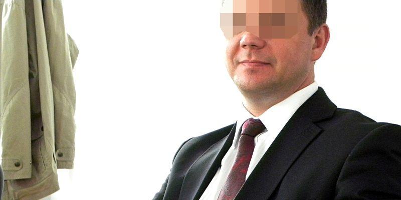 Longin K. były łukowski starosta, a obecnie oskarżony. Fot. PGL - fot. 