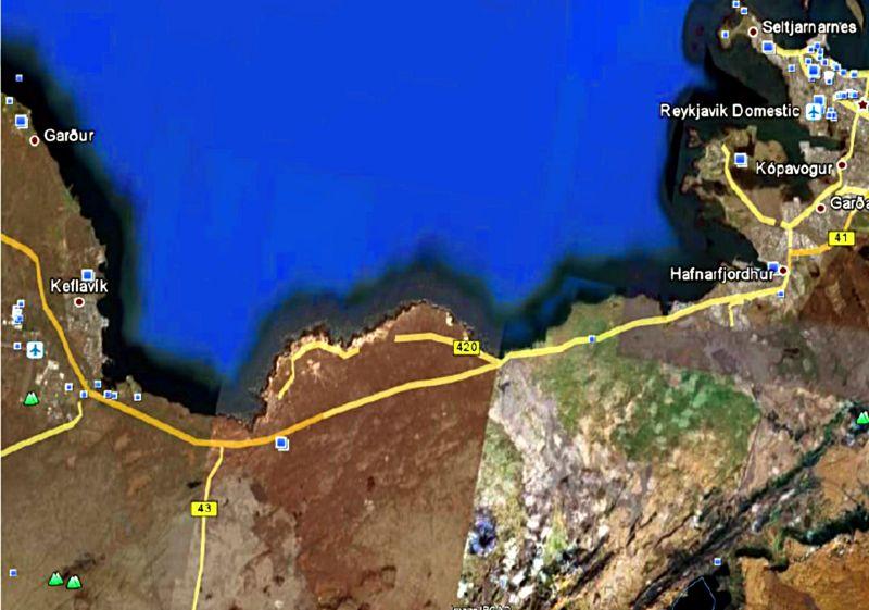 Oto odcinek trasy przebyty przez podróżników od wtorku. Repr. Google Earth - fot. 
