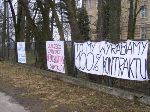 Ogrodzenie garwolińskiego szpitala neuropsychiatrycznego. - fot. 