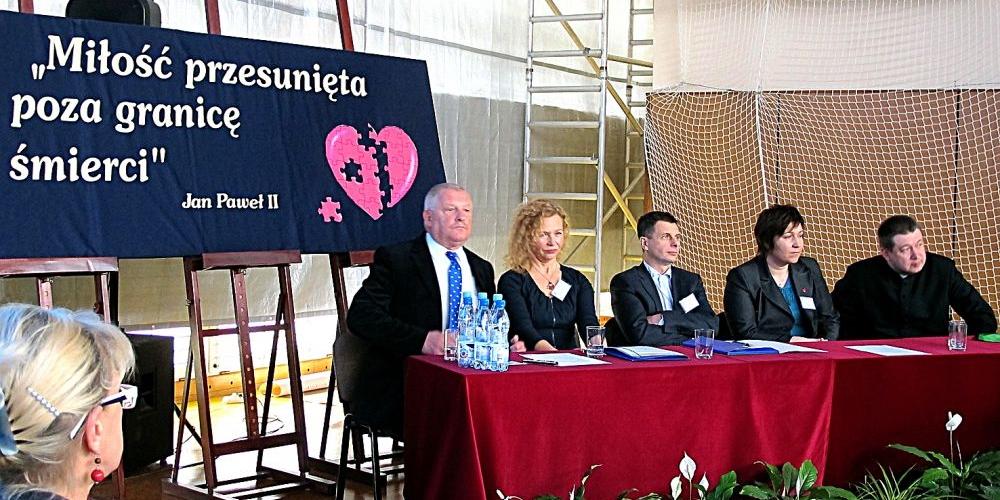 Konferencja w łukowskim Medycznym Studium Zawodowym. Fot. PGL - fot. 