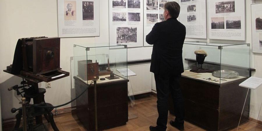 Fragment ekspozycji historycznej, poświęcony siedleckim fotografom, fot. Aneta Abramowicz-Oleszczuk
