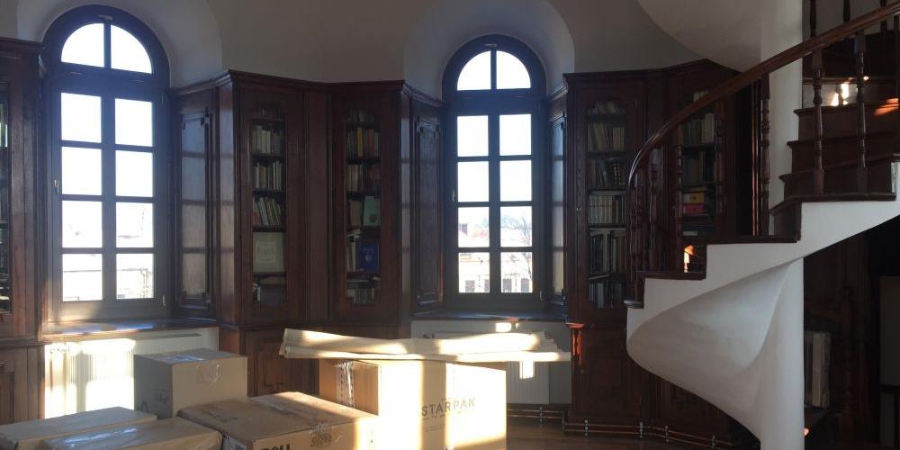 Muzealna biblioteka po remoncie