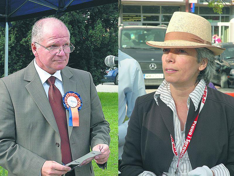 16 września w Mińsku: Leszek Celej i Nelli Rokita. (fot. arch. PO w Mińsku Mazowieckim) - fot. 