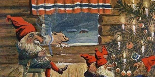 Christian Magnus, Glædelig Jul, ok. 1917, Nasjonalbiblioteket / National Library of Norway
 - fot. Christian Magnus