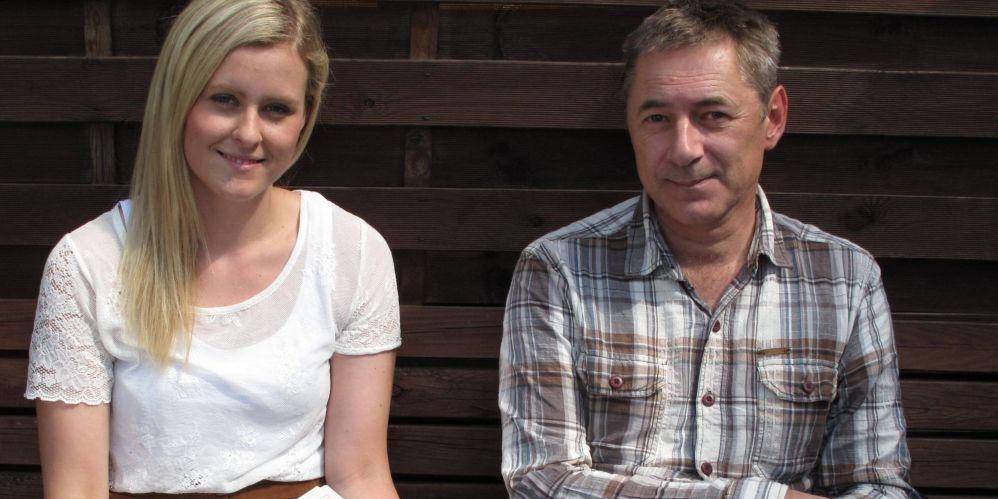 Hanne Louise Åkernes – dziennikarka i Tor Høvik – fotoreporter 
z norweskiej gazety „Bergens Tidende” odnaleźli rodzinę 
mieszkającego w powiecie łukowskim Damiana G. 
W poniedziałek i wtorek jego historię przedstawili prawie 
300 tysiącom czytelników - fot. 
