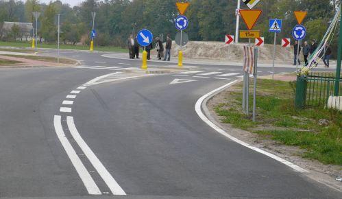 Na zdjęciu przekazanym nam przez Rejon Dróg Wojewódzkich: 
Nowe rondo w Oleksiance już czynne. - fot. 