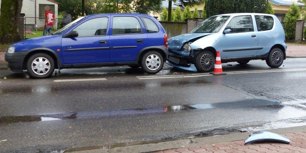 Zderzenie na ul. Wolności, fot. Ana