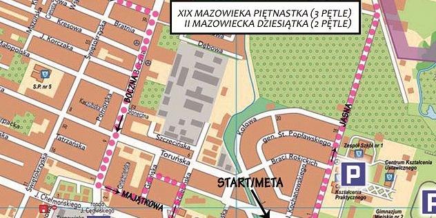 Mapka Ogólnopolskich Biegów Ulicznych - fot. 