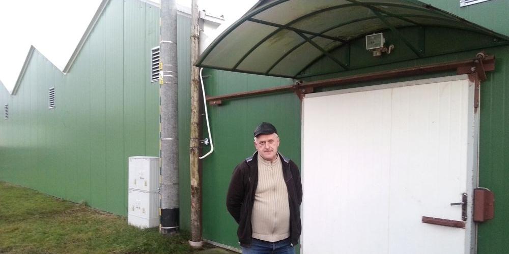 Dariusz Sawicki: Moja pieczarkarnia jest wciąż zamknięta. (fot. JP) - fot. 
