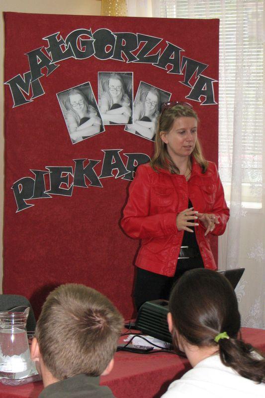 Małgorzata Karolina Piekarska w Miejsko-Gminnym Ośrodku Kultury w Mordach, fot. Justyna Anna Kopeć-Stępnik - fot. 