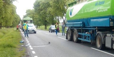 W tym miejscu doszło do tragedii. Fot. Arch. KPP w Sokołowie Podlaskim - fot. 