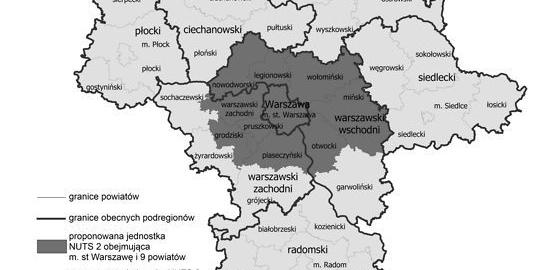 mapa źródło Samorząd Województwa Mazowieckiego - fot. arch.
