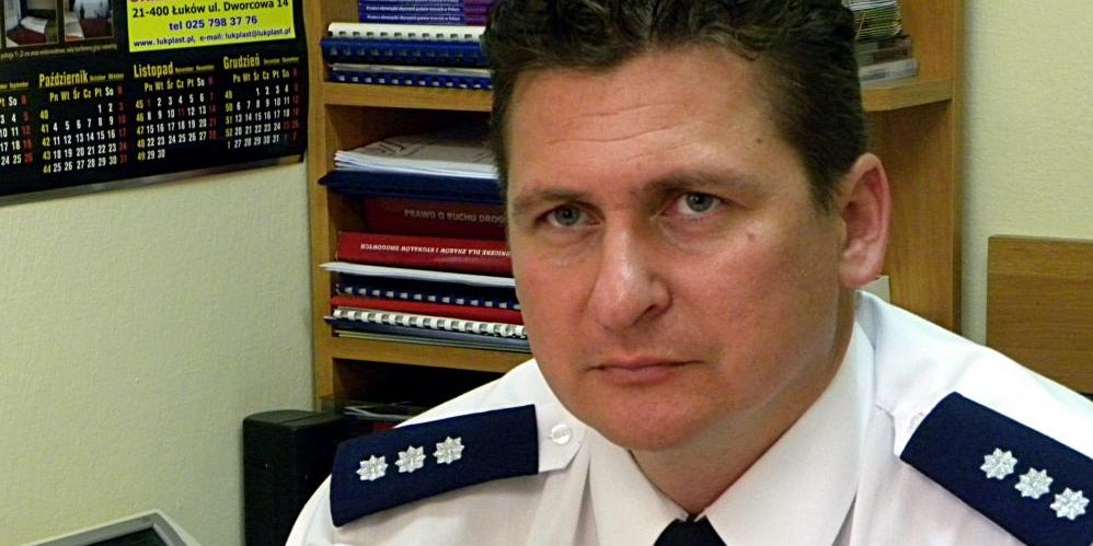 Komisarz Robert Koźlak, od 8 sierpnia naczelnik Wydziału Ruchu Drogowego Komendy Wojewódzkiej Policji w Lublinie. Fot. PGL - fot. 