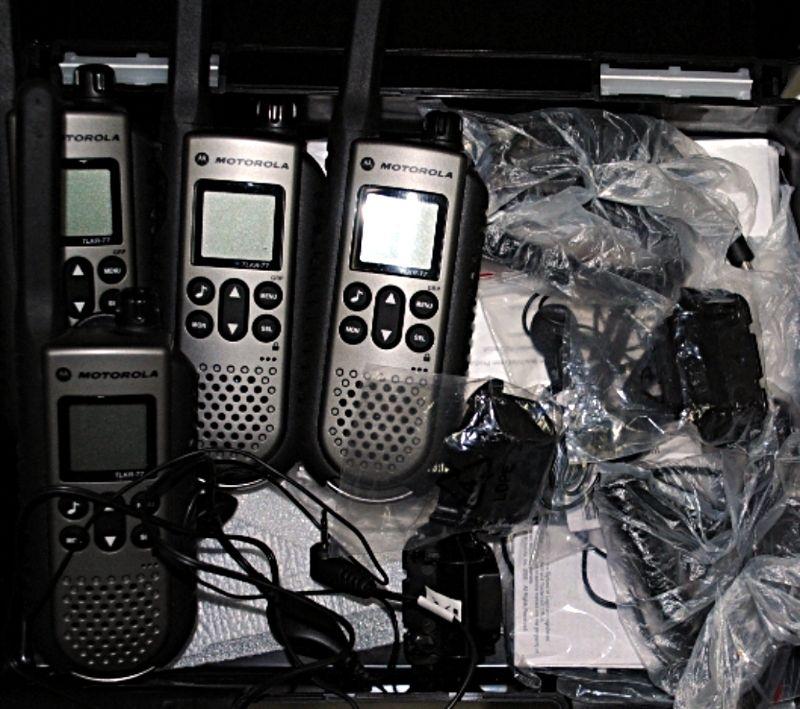 Harcerskie radiotelefony odebrane złodziejom przez łukowskich policjantów. Fot. Arch. KPP w Łukowie - fot. 