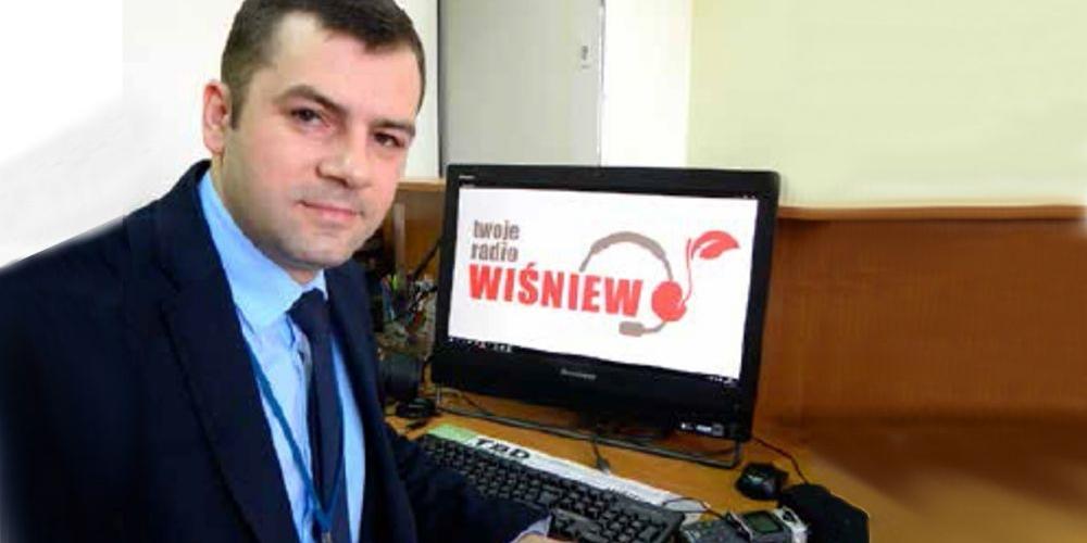 Wojciech Ostrowski, społeczny redaktor naczelny Twojego Radia Wiśniew. fot. sej - fot. 