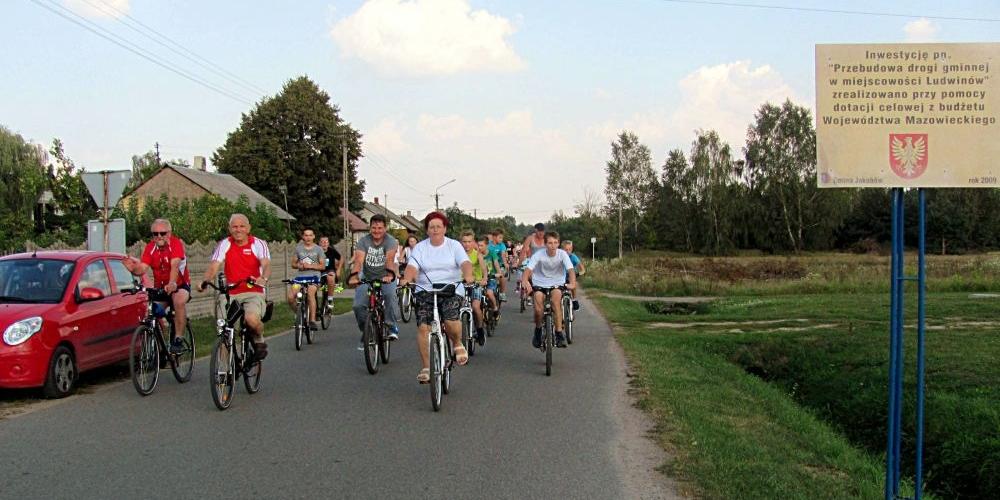 Rajd rowerowy z Jakubowa do Ludwinowa. To było mile spędzone popołudnie. Fot. Arch. - fot. Gmina Jakubów