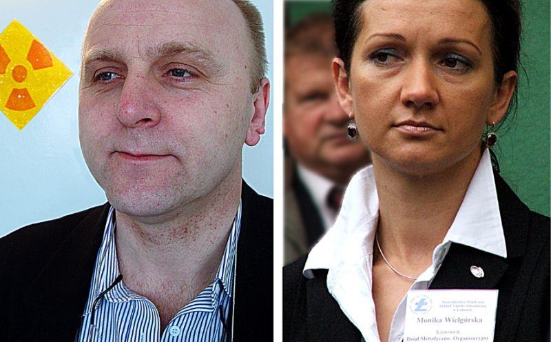 Nowi członkowie Rady Nadzorczej PKS Łuków SA. Od lewej: Władysław Kobielski i Monika Wielgórska. Fot. PGL - fot. 