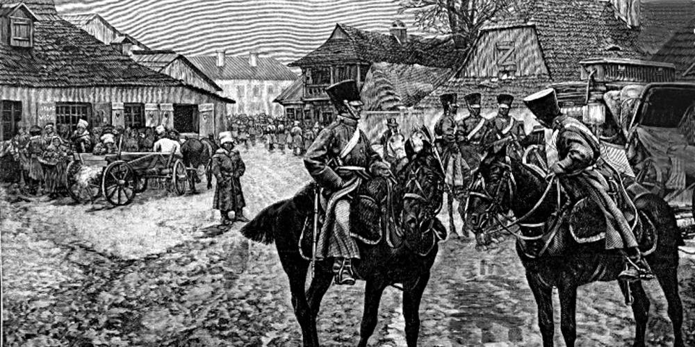 Łuków 1862-2018. Z afisza organizatorów miejskich obchodów rocznicy wybuchu powstania styczniowego. - fot. Afisz ŁOK