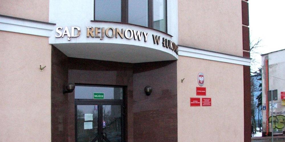 Wydział Cywilny łukowskiego Sądu Rejonowego. Tu wychodzą na jaw niejasności finansowe KS „Orlęta Łuków”. Fot. PGL - fot. 