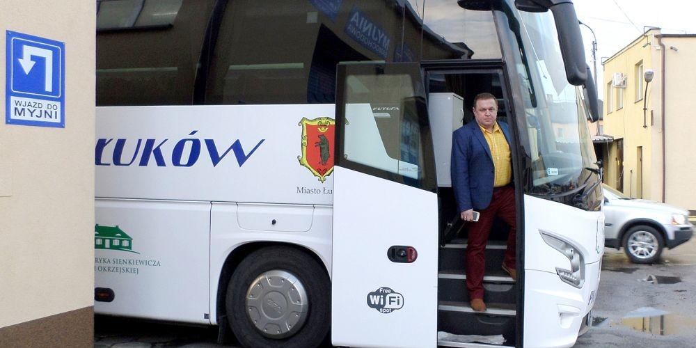 Prezes łukowskiego PKS-u Tomasz Madoń. Fot. PGL
 - fot. 