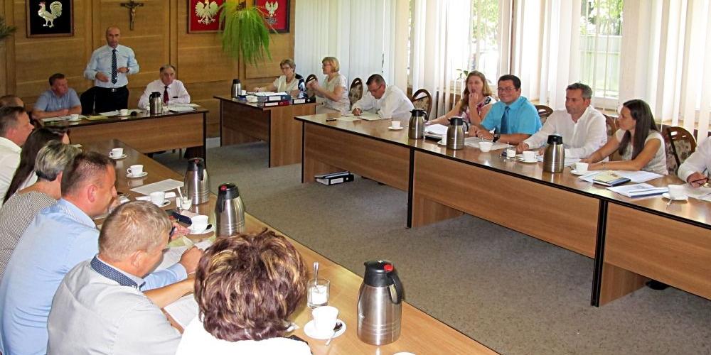 Na sesji Rady Miasta Stoczka Łukowskiego. Fot. PGL