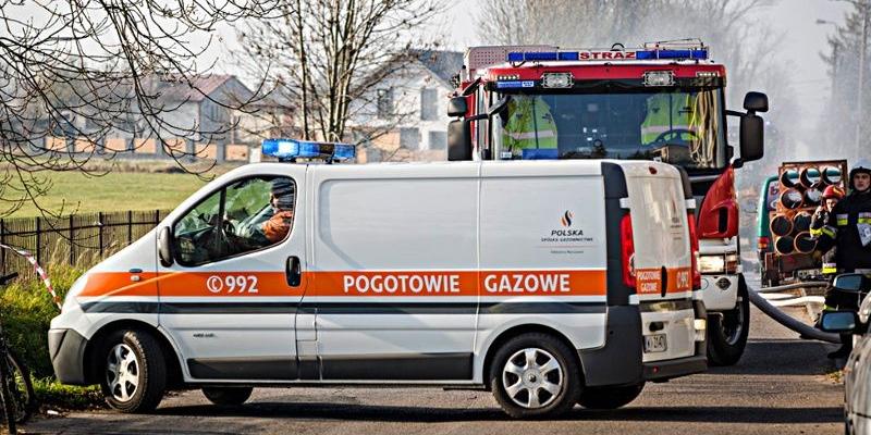 Akcja zabezpieczania uszkodzonego gazociągu. Fot. Maciej Tomaszewski - fot. 