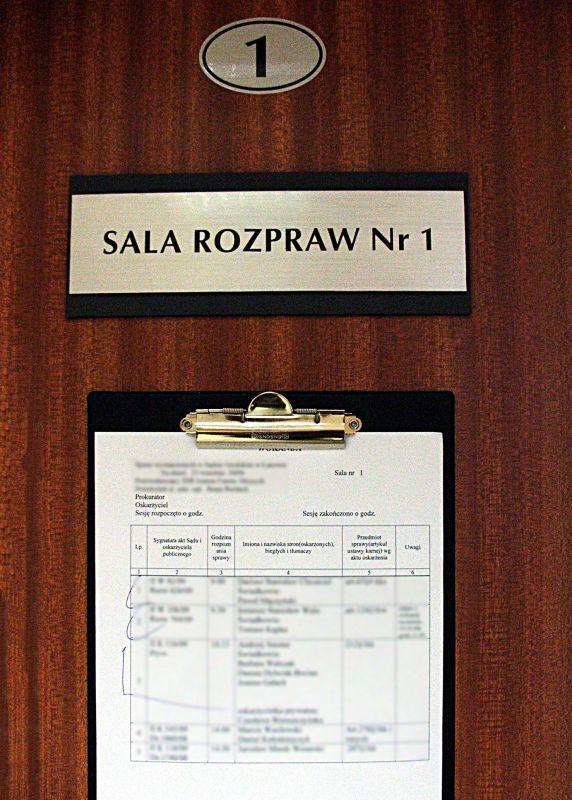 W Sądzie Rejonowym w Łukowie. Fot. PGL - fot. 