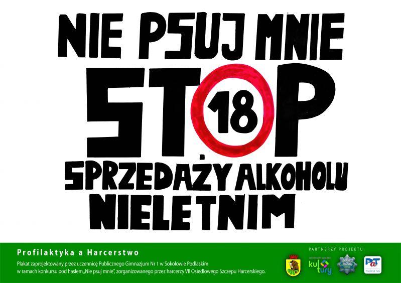 Plakat autorstwa Oli Dębskiej - fot. 