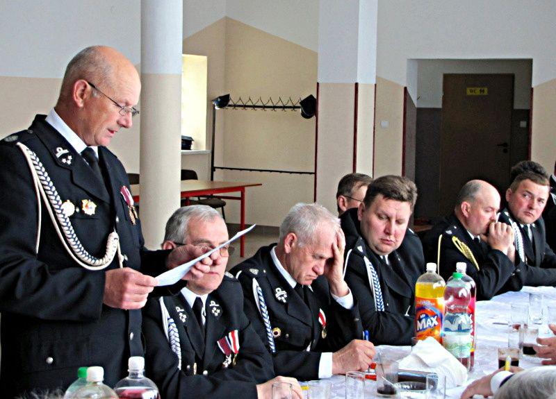 Członkowie OSP z terenu gminy Wola Mysłowska w czasie VIII Zjazdu Oddziału Gminnego ZOSP RP. Fot. Arch UG w Woli Mysłowskiej - fot. 