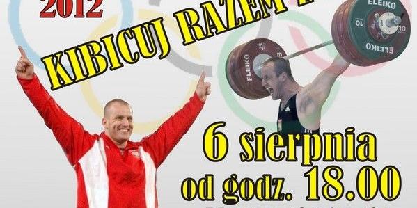 Oficjalny afisz informujący o utworzeniu w Łukowie strefy kibica. - fot. 