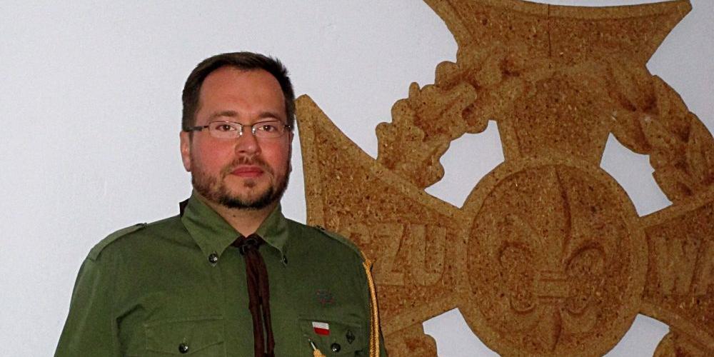Harcmistrz Tomasz Sych, nowy komendant Chorągwi Lubelskiej ZHP. Fot. PGL