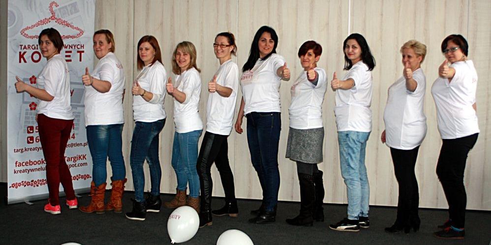 Organizatorki TKK: (od lewej) Ola Mitura, Monika Mitura, Jola Wiąckiewicz, Anna Semeniuk, Monika Syryjczyk, Agnieszka Rola, Anna Kozarska, Aneta Rogulska, Anna Siemionek, Ewa Piotrowska. Fot. M. Popławski, RIP - fot. Mateusz Popławski