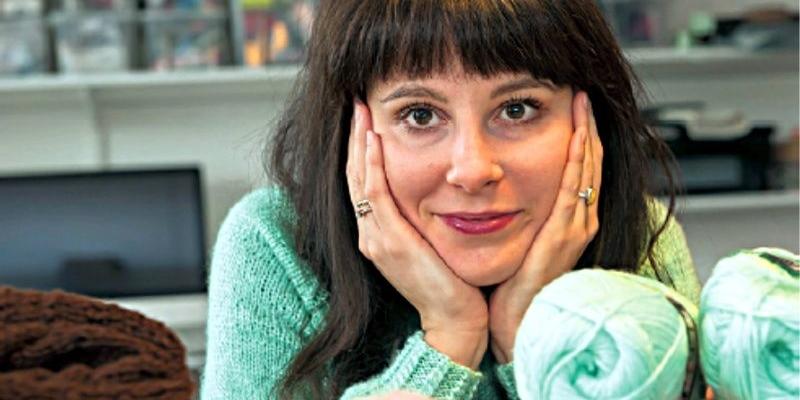 Marta Iwanina-Kochańska w siedleckiej pracowni firmy Roboty Ręczne. Fot. J. Mazurek - fot. 