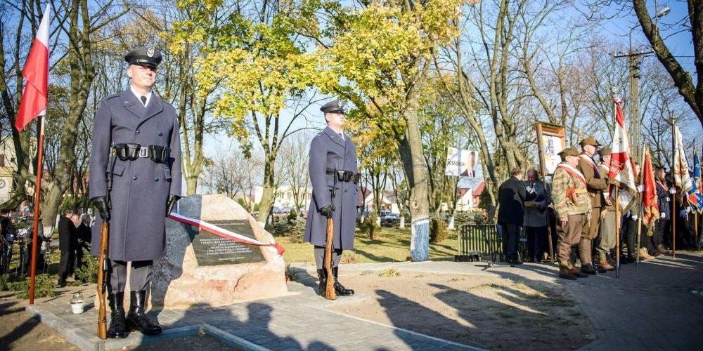 Podczas uroczystości w Wojcieszkowie. Fot. Daniel Płudowski - fot. 