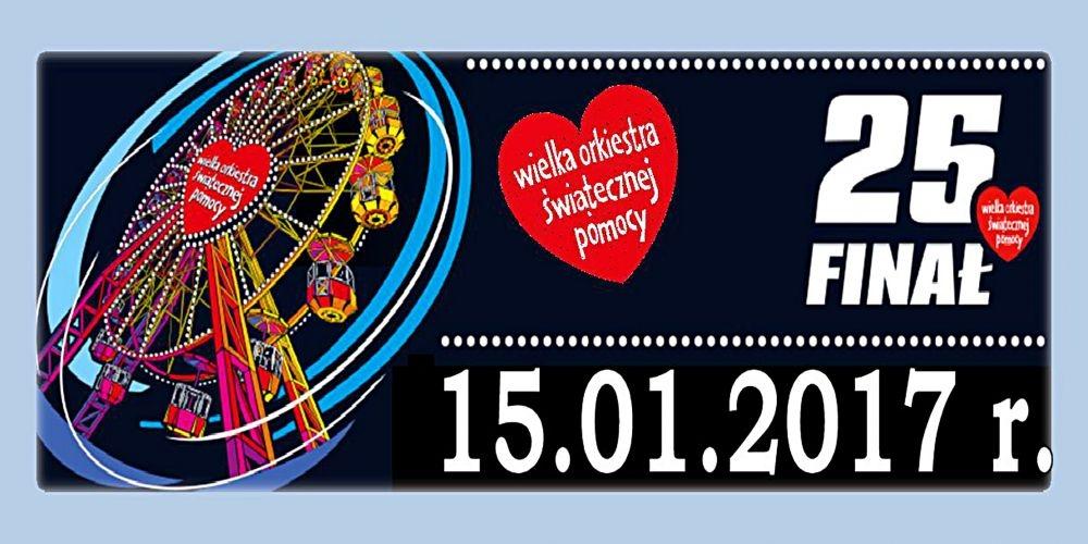 Z plakatu organizatorów akcji WOŚP w Łukowie. - fot. Arch. OSiR Łuków