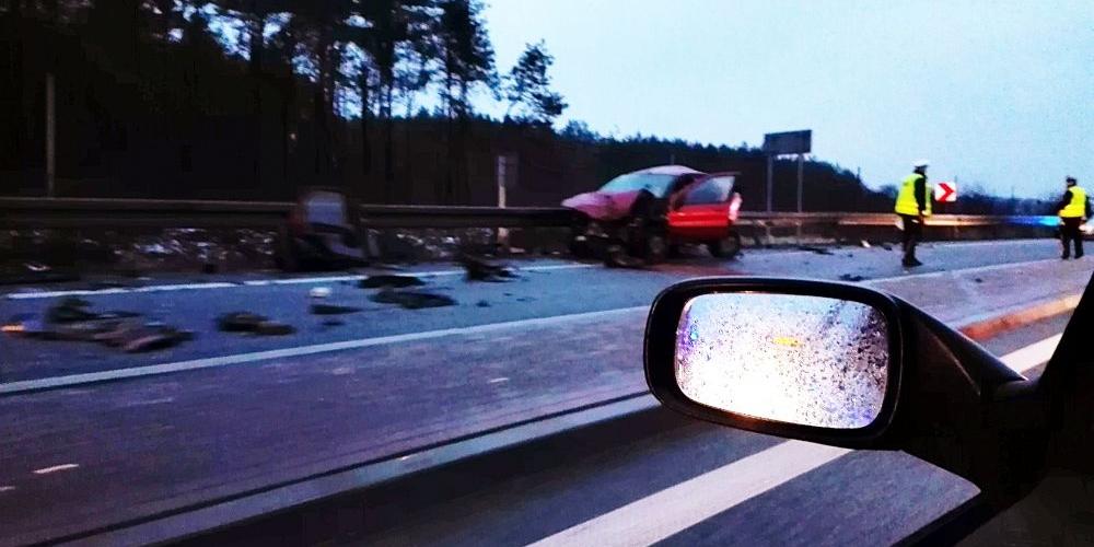 Miejsce wypadku w Polakach. Fot. Artur Szcześniak - fot. 